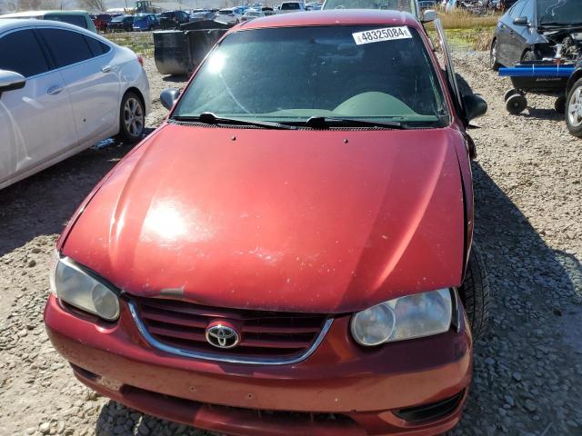 1NXBR12E61Z552217 - 2001 TOYOTA COROLLA CE RED photo 5