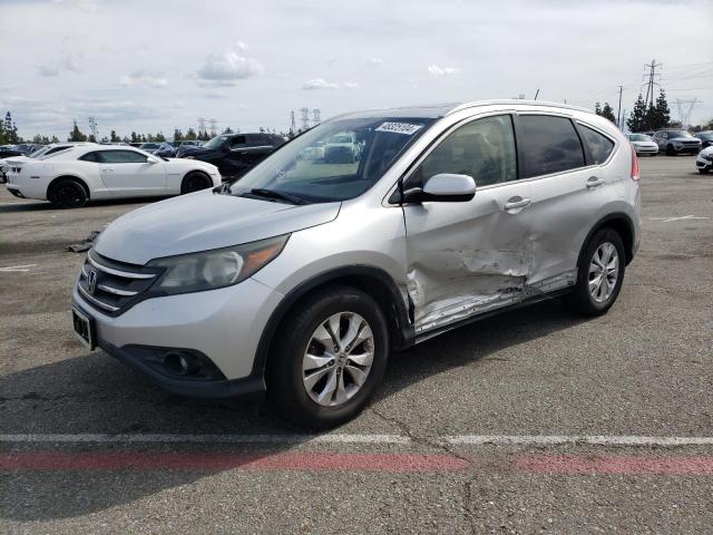 JHLRM3H76CC006678 - 2012 HONDA CR-V EXL SILVER photo 1