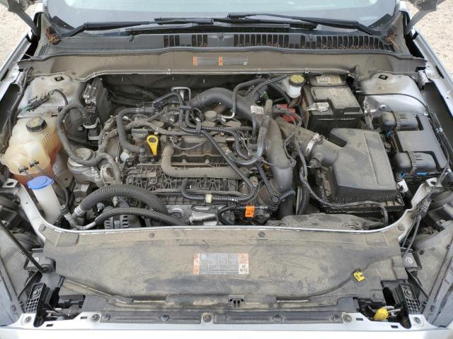 3FA6P0HD9KR160254 - 2019 FORD FUSION SE SILVER photo 11