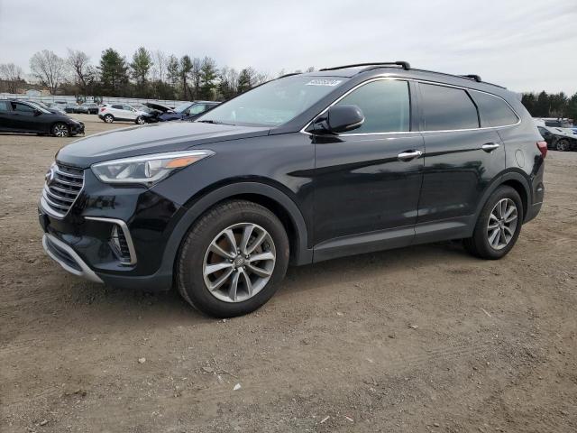 KM8SNDHF3HU240198 - 2017 HYUNDAI SANTA FE SE BLACK photo 1