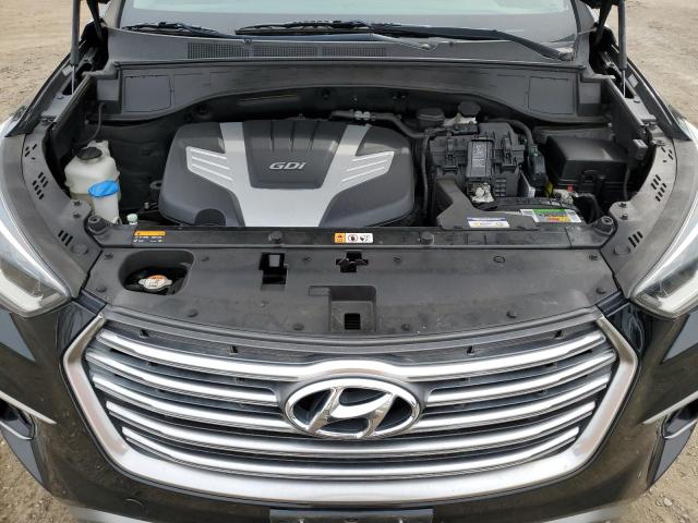 KM8SNDHF3HU240198 - 2017 HYUNDAI SANTA FE SE BLACK photo 12