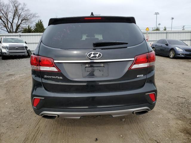 KM8SNDHF3HU240198 - 2017 HYUNDAI SANTA FE SE BLACK photo 6