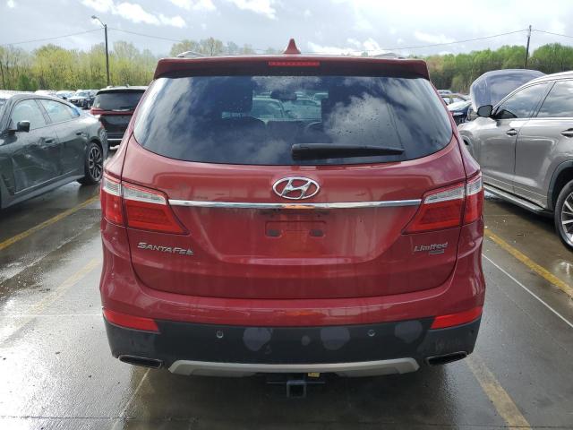 KM8SR4HF9EU083745 - 2014 HYUNDAI SANTA FE GLS BURGUNDY photo 6