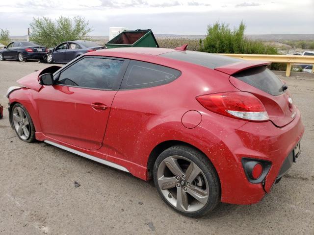 KMHTC6AE4FU234561 - 2015 HYUNDAI VELOSTER TURBO RED photo 2