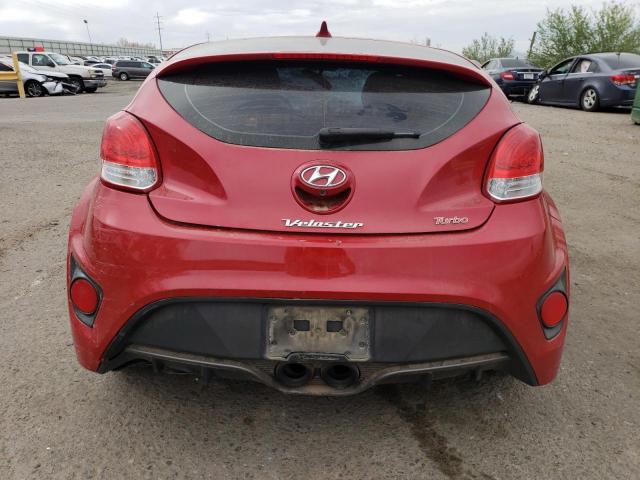 KMHTC6AE4FU234561 - 2015 HYUNDAI VELOSTER TURBO RED photo 6