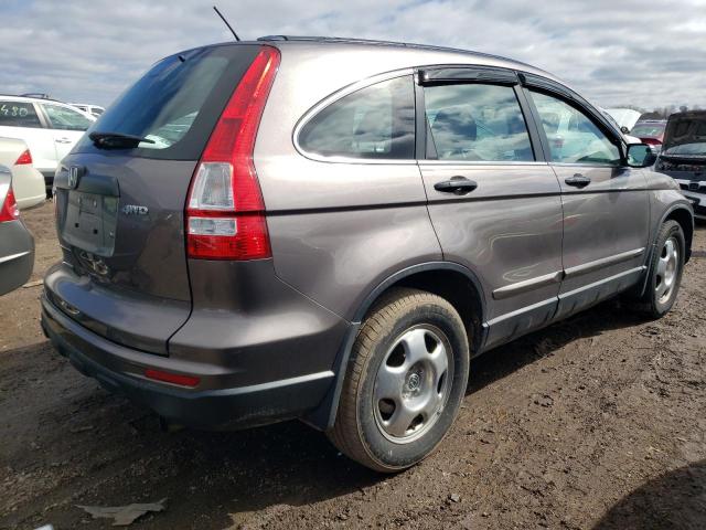 5J6RE4H31AL093698 - 2010 HONDA CR-V LX GRAY photo 3