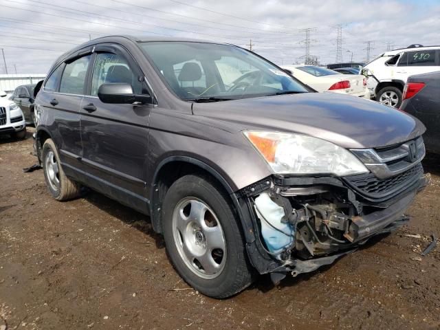 5J6RE4H31AL093698 - 2010 HONDA CR-V LX GRAY photo 4