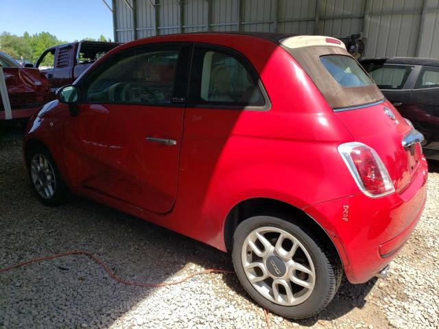 3C3CFFDR4CT117521 - 2012 FIAT 500 POP RED photo 2