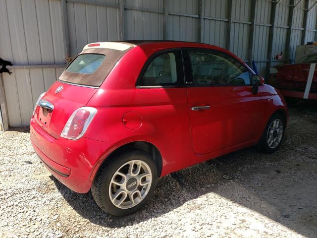 3C3CFFDR4CT117521 - 2012 FIAT 500 POP RED photo 3