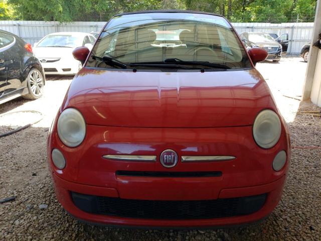 3C3CFFDR4CT117521 - 2012 FIAT 500 POP RED photo 5