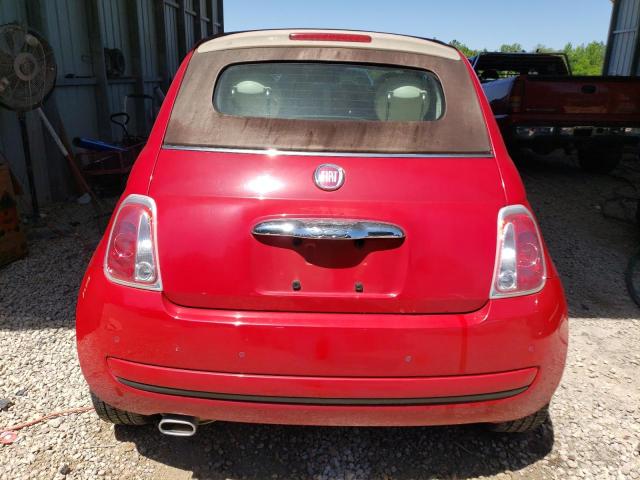 3C3CFFDR4CT117521 - 2012 FIAT 500 POP RED photo 6