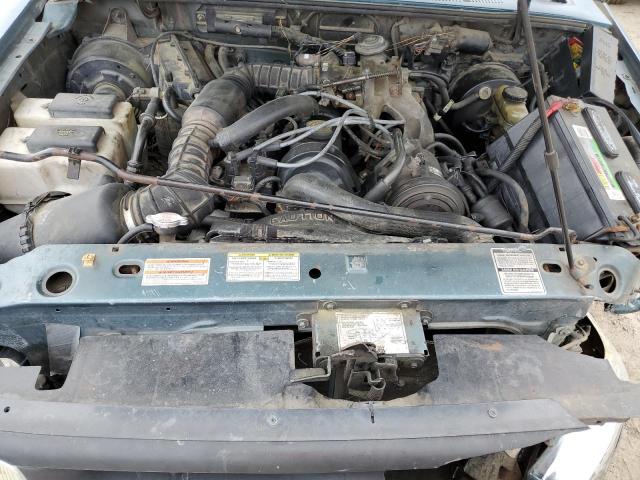 1FTCR14A3TPB08135 - 1996 FORD RANGER SUPER CAB GREEN photo 11