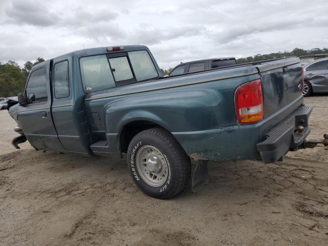 1FTCR14A3TPB08135 - 1996 FORD RANGER SUPER CAB GREEN photo 2