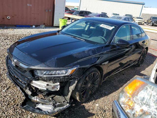 1HGCV1F50JA089718 - 2018 HONDA ACCORD EXL BLACK photo 1