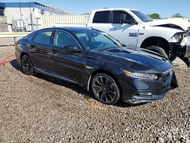 1HGCV1F50JA089718 - 2018 HONDA ACCORD EXL BLACK photo 4