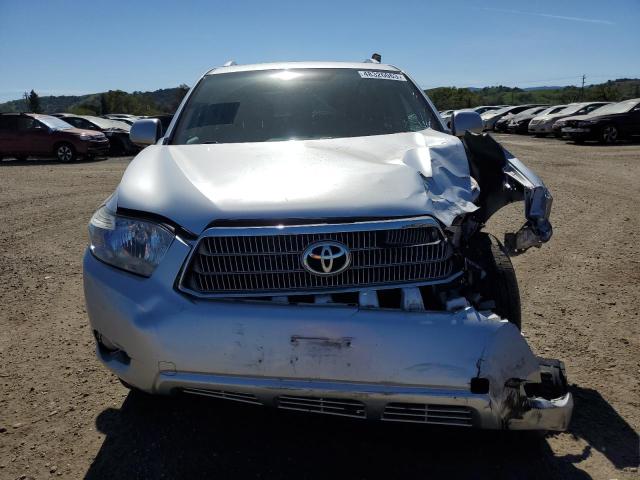 JTEEW44A392031853 - 2009 TOYOTA HIGHLANDER HYBRID LIMITED SILVER photo 5