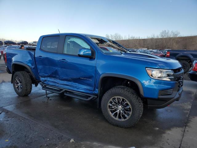 1GCGTEEN7N1322272 - 2022 CHEVROLET COLORADO ZR2 BLUE photo 4