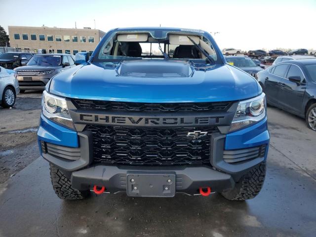 1GCGTEEN7N1322272 - 2022 CHEVROLET COLORADO ZR2 BLUE photo 5