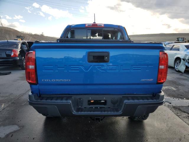 1GCGTEEN7N1322272 - 2022 CHEVROLET COLORADO ZR2 BLUE photo 6