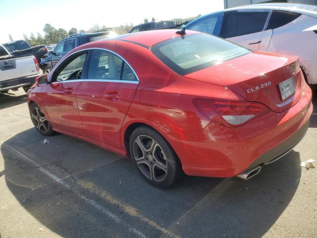 WDDSJ4EB4EN109908 - 2014 MERCEDES-BENZ CLA 250 RED photo 2