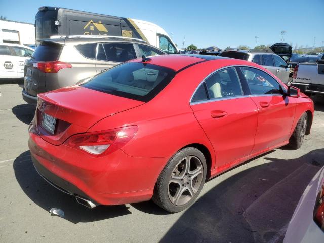 WDDSJ4EB4EN109908 - 2014 MERCEDES-BENZ CLA 250 RED photo 3