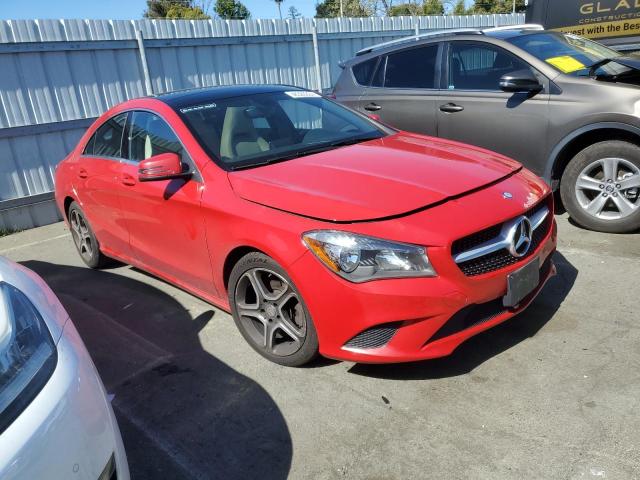 WDDSJ4EB4EN109908 - 2014 MERCEDES-BENZ CLA 250 RED photo 4