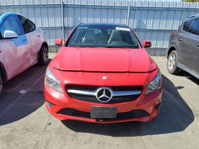 WDDSJ4EB4EN109908 - 2014 MERCEDES-BENZ CLA 250 RED photo 5