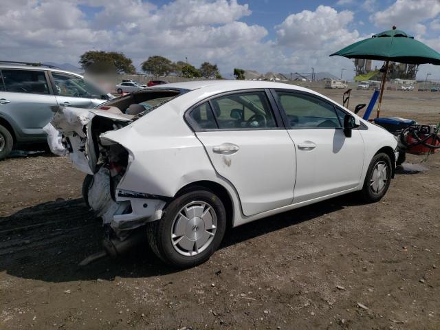 2HGFB2F63DH548265 - 2013 HONDA CIVIC HF WHITE photo 3