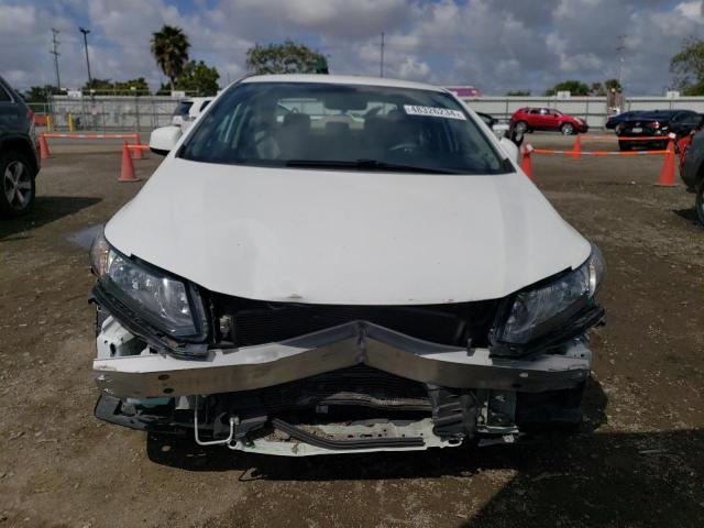 2HGFB2F63DH548265 - 2013 HONDA CIVIC HF WHITE photo 5