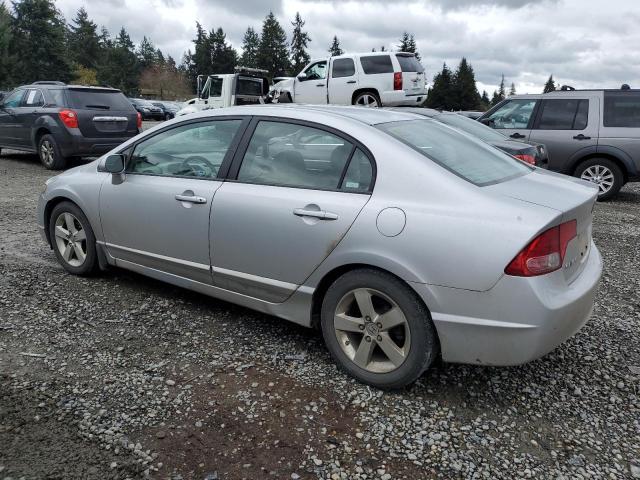 1HGFA16898L039496 - 2008 HONDA CIVIC EX SILVER photo 2