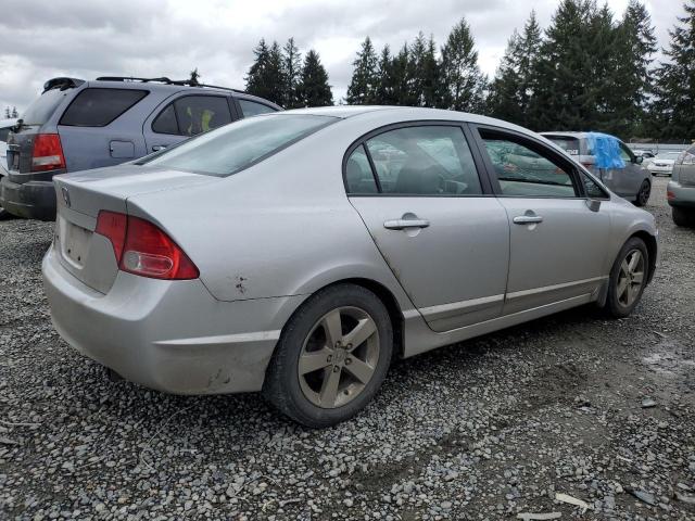 1HGFA16898L039496 - 2008 HONDA CIVIC EX SILVER photo 3