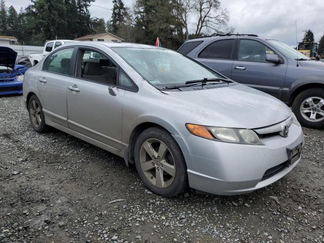 1HGFA16898L039496 - 2008 HONDA CIVIC EX SILVER photo 4