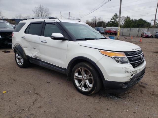 1FMHK8F81BGA08204 - 2011 FORD EXPLORER LIMITED WHITE photo 4