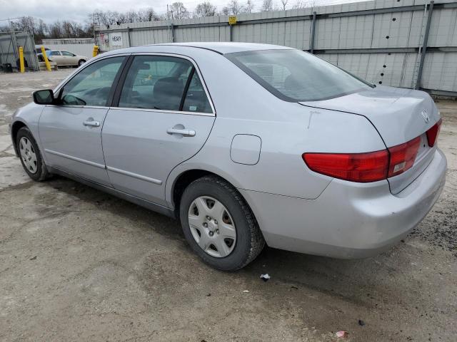 1HGCM55455A193257 - 2005 HONDA ACCORD LX SILVER photo 2