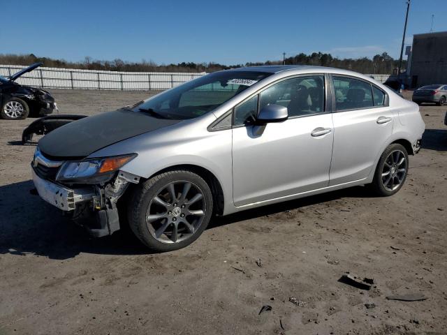 19XFB2F98CE307384 - 2012 HONDA CIVIC EXL SILVER photo 1