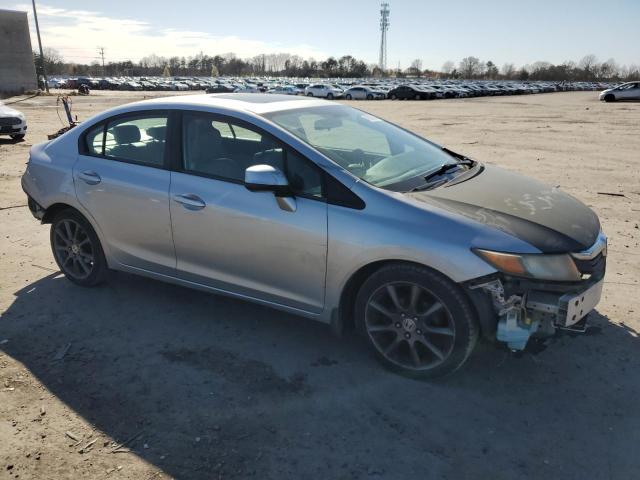19XFB2F98CE307384 - 2012 HONDA CIVIC EXL ვერცხლისფერი ფოტო 4