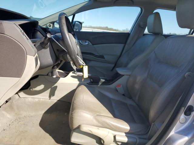 19XFB2F98CE307384 - 2012 HONDA CIVIC EXL ვერცხლისფერი ფოტო 7