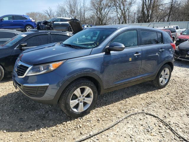 KNDPB3A27D7353889 - 2013 KIA SPORTAGE BASE BLUE photo 1