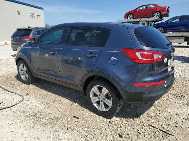 KNDPB3A27D7353889 - 2013 KIA SPORTAGE BASE BLUE photo 2