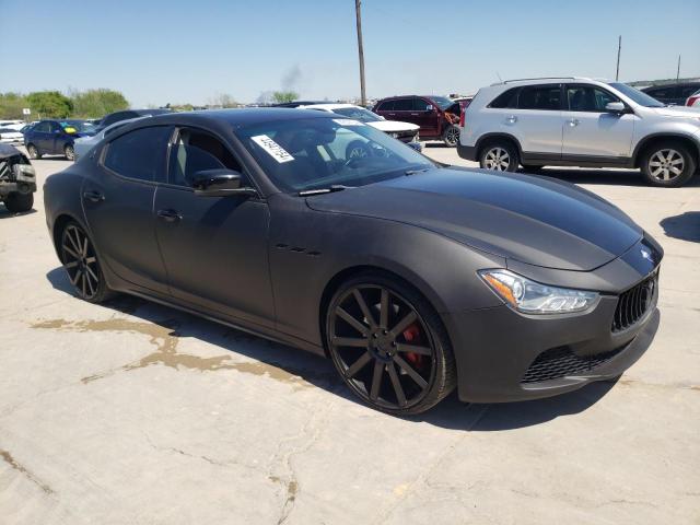 ZAM57XSA4F1152569 - 2015 MASERATI GHIBLI BLACK photo 4