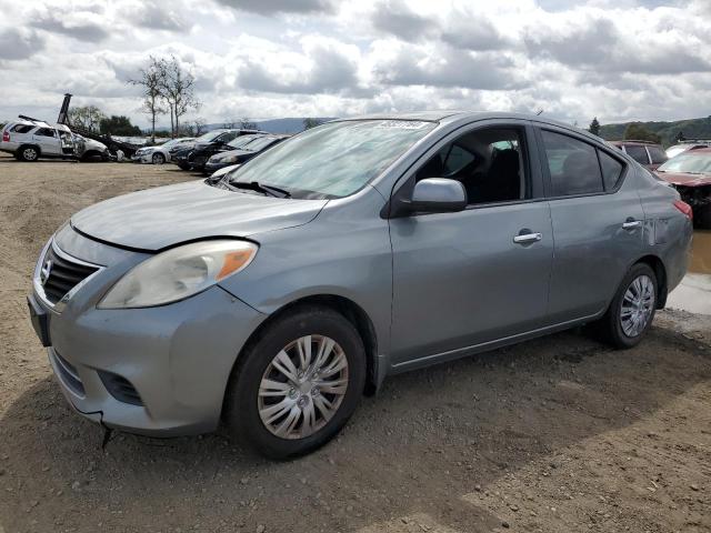 3N1CN7AP0DL858759 - 2013 NISSAN VERSA S SILVER photo 1