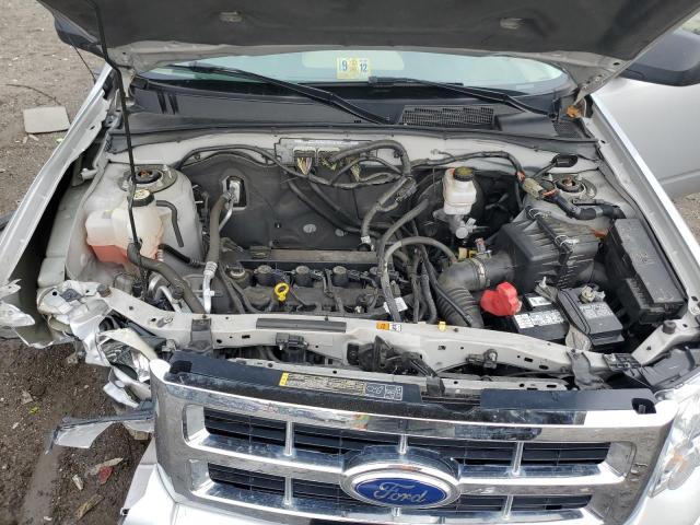 1FMCU0D71CKA62830 - 2012 FORD ESCAPE XLT SILVER photo 11