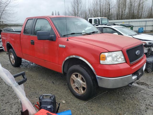 1FTPX14515FA69709 - 2005 FORD F150 RED photo 4