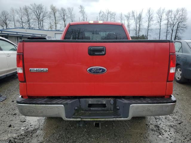 1FTPX14515FA69709 - 2005 FORD F150 RED photo 6