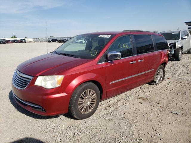 2C4RC1CG8DR621785 - 2013 CHRYSLER TOWN & COU TOURING L RED photo 1