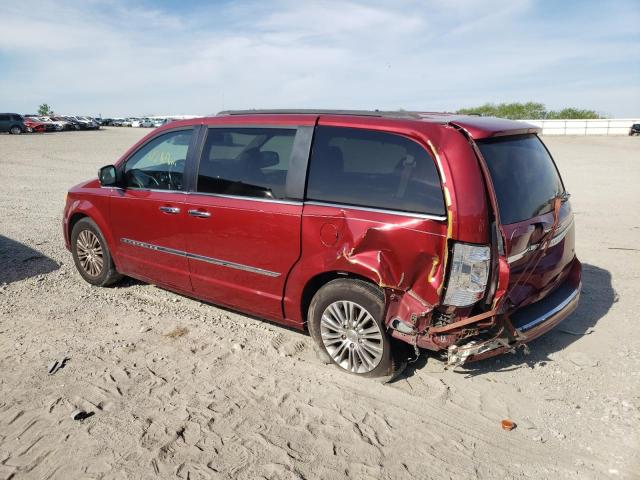 2C4RC1CG8DR621785 - 2013 CHRYSLER TOWN & COU TOURING L RED photo 2