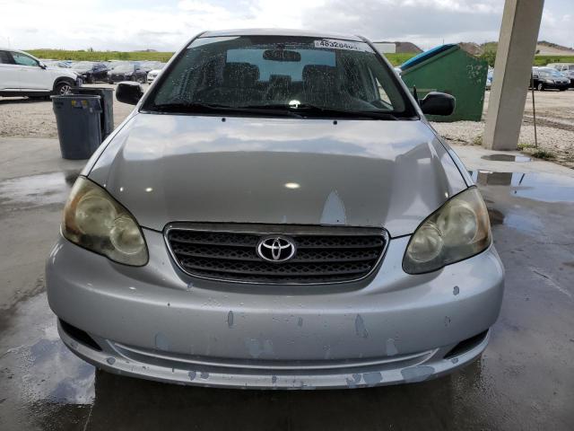 1NXBR32E08Z973470 - 2008 TOYOTA COROLLA CE SILVER photo 5