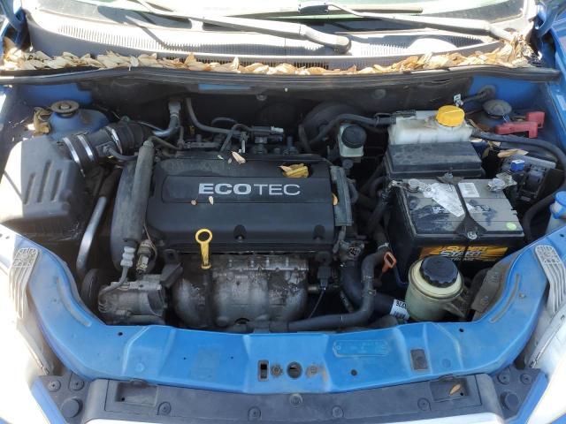 KL1TD66E19B682404 - 2009 CHEVROLET AVEO LS BLUE photo 11