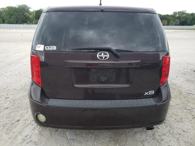 JTLKE50E581045335 - 2008 TOYOTA SCION XB BURGUNDY photo 6