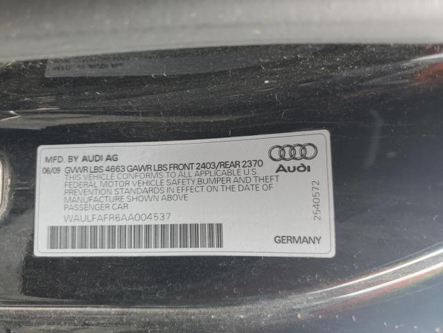 WAULFAFR6AA004537 - 2010 AUDI A5 PREMIUM PLUS BLACK photo 13